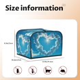 thumbnail image 4 of KLL Heart Shaped Cloud Print 4 Slice Toaster Dust Covers Kitchen Small Appliance Cover with 2 Pockets,Can hold Jam Spreader Knife & Toaster Tongs (12.4 x 10.6 x 8.2), 4 of 6