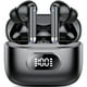 thumbnail image 1 of Audífonos Inalámbricos, Audífonos Bluetooth 5.3 con 60H de Reproducción, Pantalla LED, Sonido Estéreo HiFi, Audífonos Impermeables in-Ear con 4 Micrófonos, 1 of 7