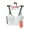GRYTIEDY/BLK, variant on Girls' Seamless Recycled Molded Longline Bra, 2-pack, Sizes XS-2XL