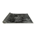 thumbnail image 2 of Ahgly Company Indoor Round Abstract Gray Modern Area Rugs, 3' Round, 2 of 4
