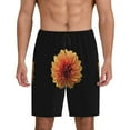 thumbnail image 2 of Daiia Orange Dalia Mens Woven Stretch Pajama Short,Short Pajama Pants-3X-Large, 2 of 9