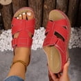 thumbnail image 2 of Womens Slides Sandals with Plantar Fasciitis Arch Support,Dressy Summer Outdoor Beach Walking Shoes Ladies Lightweight Orthotic Slip on Sandals Open Toe Slippers for Women, 2 of 10
