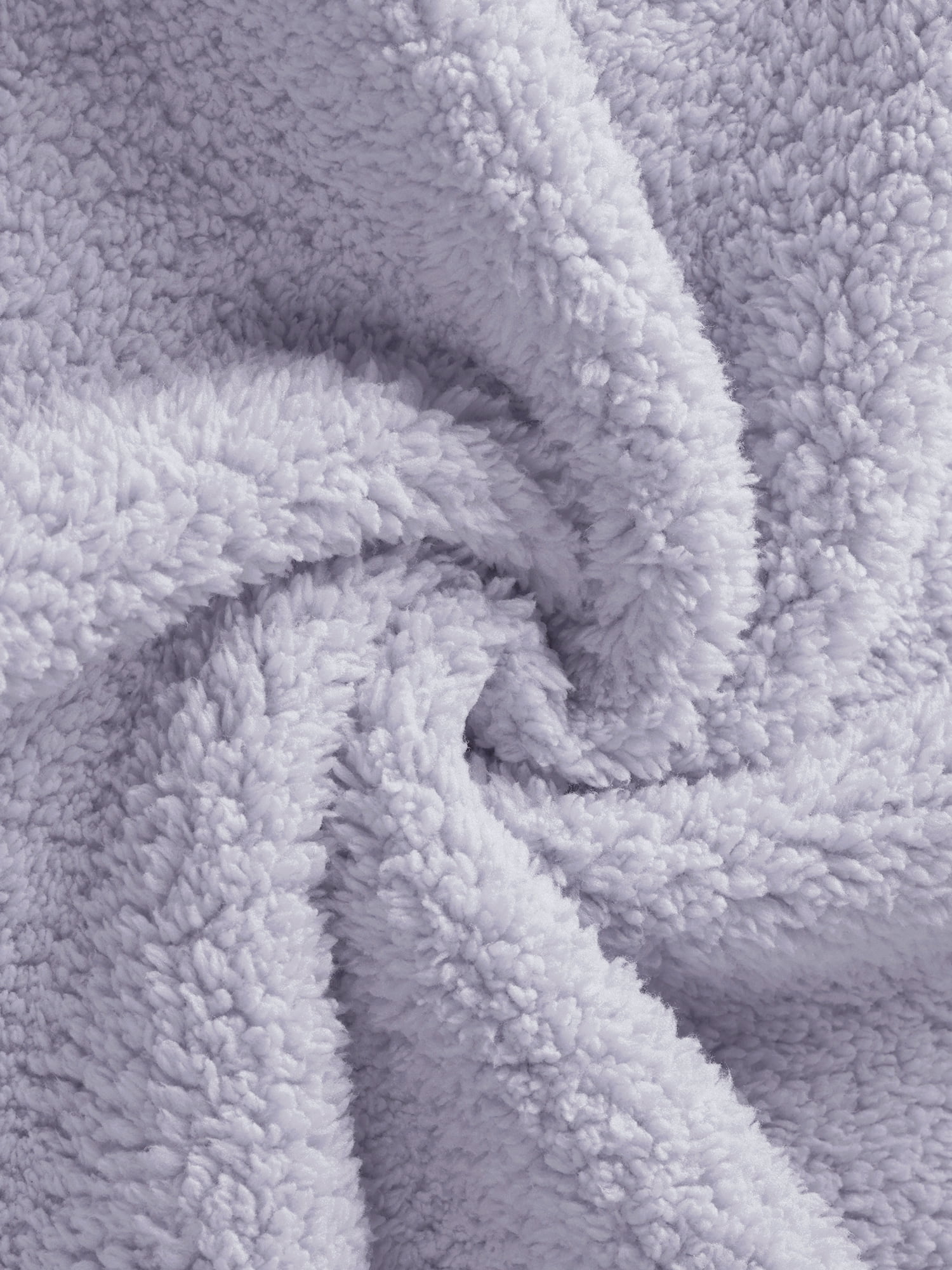DARING DIVA Fuzzy Fluffy Plush Bathrobe for After Shower Spa Bath L Purple