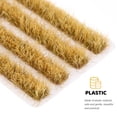 thumbnail image 3 of KAKOWELY Static Grass Strip Model 1 Set Static Plastic Rice Field Grass Model Miniature Rice Field Grass Landscape4.92"X2.36"X0.39", 3 of 5