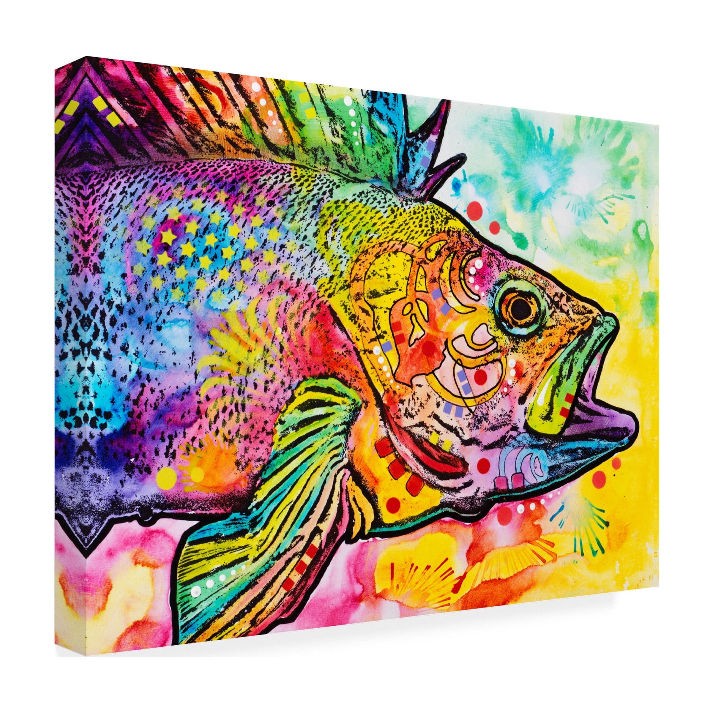 Trademark Fine Art 'Fish' Canvas Art by Dean Russo