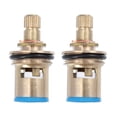 thumbnail image 1 of MasteelfCA 2pcs Hot and Cold Water Faucet Valves Replacement Faucet Valves Core Supplies, 1 of 8