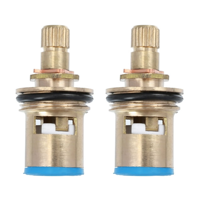 MasteelfCA 2pcs Hot and Cold Water Faucet Valves Replacement Faucet Valves Core Supplies