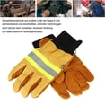thumbnail image 2 of Guantes ignífugos Dinheiro para asar a la parrilla, guantes de piel de vaca para asar, 2 of 5