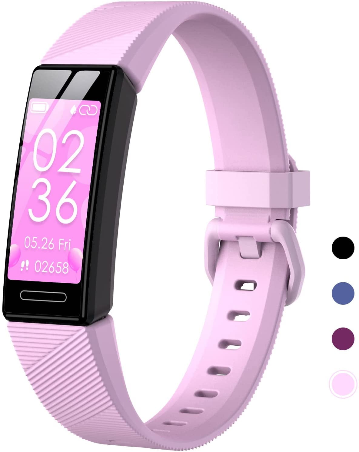 BIGGERFIVE Vigor 2 Fitness Tracker Watch, Activity Tracker, Smart Watch,  Heart Rate Monitor for Kids Girls Boys Black - Walmart.com