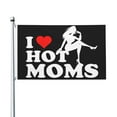 thumbnail image 2 of I Heart Hot Moms I Love Hot Moms Funny Flag 3x5 Ft Outdoor Indoor With Grommet Garden Yard Banner Decorative Sign, 2 of 6