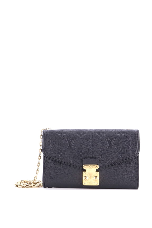 Pre-Owned Saint Germain Pochette Monogram Empreinte Leather By Rebag