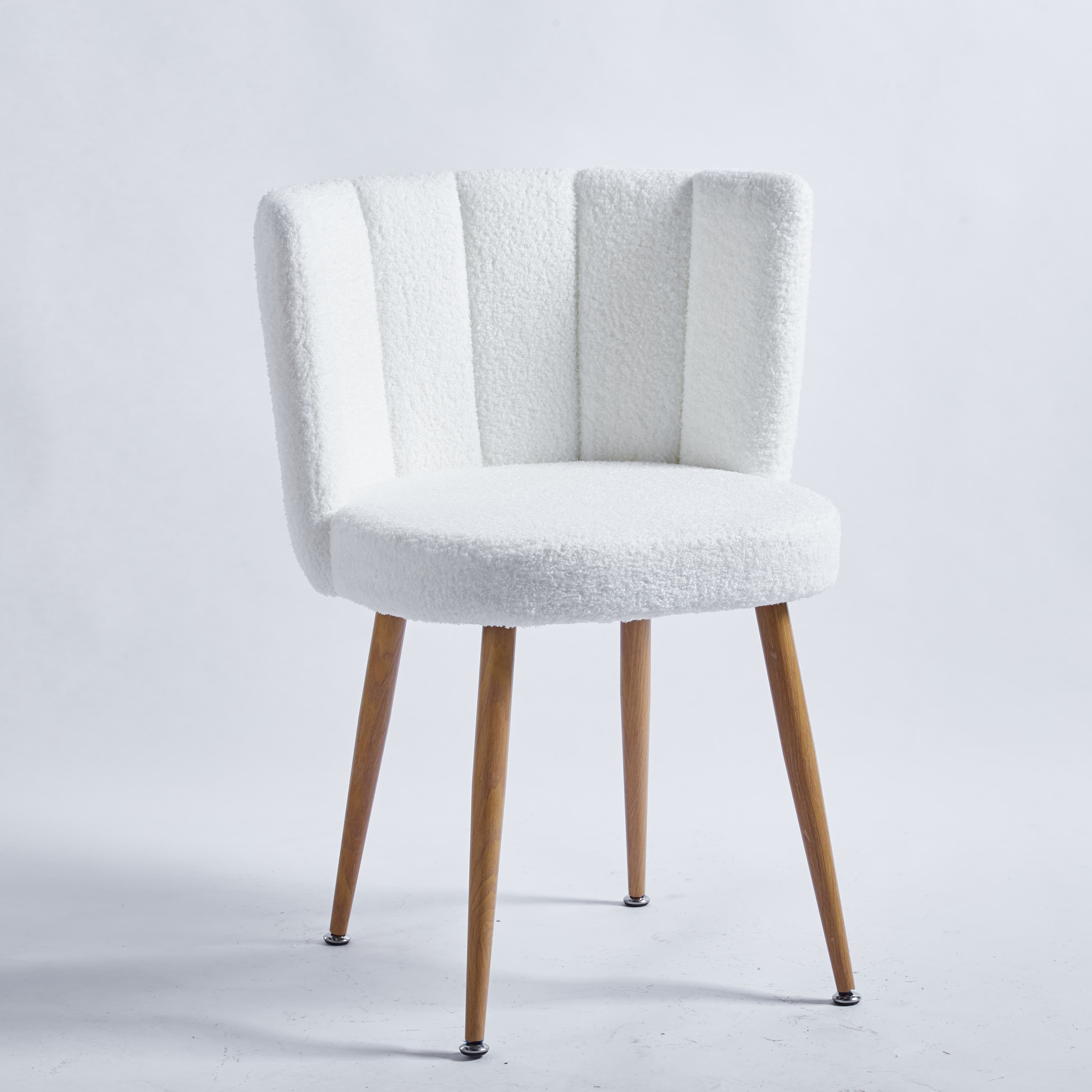 MAYEERTY Modern White Dining Chair Dining Living Room Set of 2