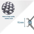thumbnail image 4 of Cortaúñas para uñas gruesas de los pies, cortaúñas con apertura de mandíbula de 15 mm de ancho, cortaúñas gruesas de acero inoxidable para hombres y mujeres de gran tamaño (plata), 4 of 5