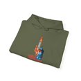thumbnail image 3 of Aw-Nuld Wet Willy World Industries 2000s Skateboard Vintage Classic Hoodie Print - S / Military Green, 3 of 5