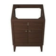thumbnail image 6 of Modway Ledger 24" 2-Door Wood Bathroom Vanity Cabinet in Walnut, 6 of 10