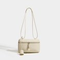 thumbnail image 1 of High-end Feel Women's Small Square Bag New Style Lp Box Pack Hand Print Genuine Leather Single Shoulder Slant Bag, 1 of 5
