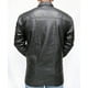 thumbnail image 2 of Chamarra de piel negra elegante con cuello de solapa para hombre Castelli Leather Authentic Calvin Bomber elegante con cuello de solapa, 2 of 4