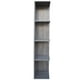 thumbnail image 1 of Mueble Librero Esquinero Hogare Mueble Esquinero Color Gris, 1 of 9