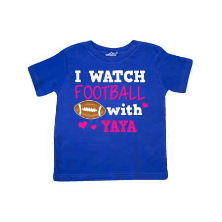

Inktastic I Watch Football with My Yaya Gift Toddler Toddler Girl T-Shirt