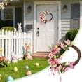 thumbnail image 2 of Garloy Easter Wreaths For Front Door,Artificial Spring Wreath With Pastel Egg,2026 Easter Door Wreath,Easter Wreath,Handcrafted Easter Egg Wreath,Easter Door Wreath,Bunny Wreath,1PC,11.8"x9.8"x7.8", 2 of 9