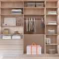 thumbnail image 4 of Unique Bargains 1 Pack Clothes Storage Bags Moving Bags Transparent 27*14*15in, 4 of 6