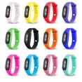 thumbnail image 2 of Sonducket Digital LED Distancia para Caminar Podómetro Calorías Deporte Fitness Muñeca Reloj de Silicona Relojes zafiro, 2 of 6