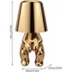 thumbnail image 2 of Thinker Lamp, Touch Control Table Lamp, Creative Little Gold Man Thinker Statue Led Desk Lamp, Decoration Gift, 2 of 5