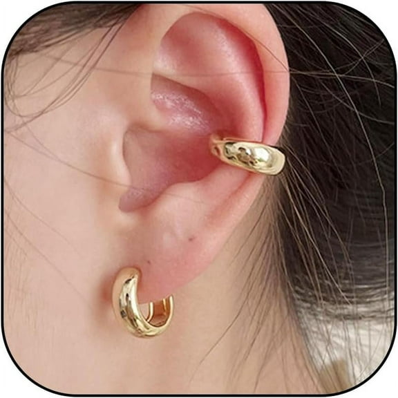 Ear Cuffs Non Piercing Ear Cuff Earrings for Women Trendy Stuff Ear Cuffs Earrings Cartilage Earring Jewelry Couple Gifts Boho Summer Beach Essentials