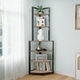 thumbnail image 4 of JRHRXXY Corner Shelf Stand,6 Tier Ladder Bookshelf,Bookcase Display for Living Room,Home Office, 4 of 13