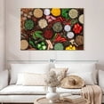 thumbnail image 2 of Elephant Stock Fresh Spices Wall Art - Horizontal Canvas Wall Art - Kitchen Wall Decor - Food And Drink Canvas - Red And Brown Decor - 48" x 32", 2 of 8