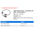 thumbnail image 2 of Ignition Knock Sensor - Compatible with 2009 - 2015 Kia Optima 2010 2011 2012 2013 2014, 2 of 2