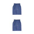 thumbnail image 4 of Minnieouse Ropa interior de hombre, bóxer tejido, pantalones cortos masculinos, suavidad, flexible al tacto, comodidad, pantalones de algodón Azul oscuro SG 2piezas, 4 of 6