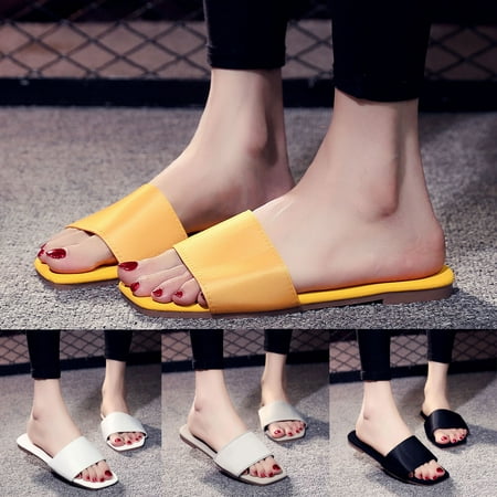 

Kayannuo Summer Slippers for Women Clearance Women s House Slippers Indoor/Outdoor Women Beach Breathable Color Sandals Home Slipper Flip-Flops Flat Shoes