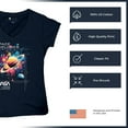 thumbnail image 6 of NASA Space Explorer Women's V-Neck T-shirt Universe Astronaut Galaxy Planet Saturn, 6 of 7