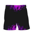 thumbnail image 6 of Penkiiy Carnivals Shorts, Men's Basketball Shorts Casual Workout Athletic Shorts Mesh Graphic Print Running Short Pants 3XL Purple, 6 of 9