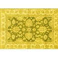 thumbnail image 1 of Ahgly Company Indoor Rectangle Oriental Yellow Traditional Area Rugs, 5' x 8', 1 of 4