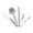 Silver, variant on French Home 5-Piece Laguiole Cheese Knife, Fork, and Slicer Set with Faux Ivory Handles