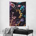 thumbnail image 3 of My Hero Academia Tapestry, Anime Wall Poster Art, Wall Tapestry For Bedroom Living Room Dorm Room, Wall Hanging For Festival Party Events Background Photography Backdrop, 60x40 Inch, 3 of 9