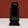 thumbnail image 1 of OULII mini house decor Mini Dressing Table Black Wood 1Set, 1 of 7