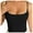 Black, variant on Hpapadks Tank Top for Women Knitted Bottoms Slim Solid Color Short Vest Tops Camisole Tops for Women Black XS
