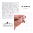 thumbnail image 4 of 100pcs Frasco Frasco Essence Botellas de líquido Caps Tapas de plástico transparentes, 4 of 7