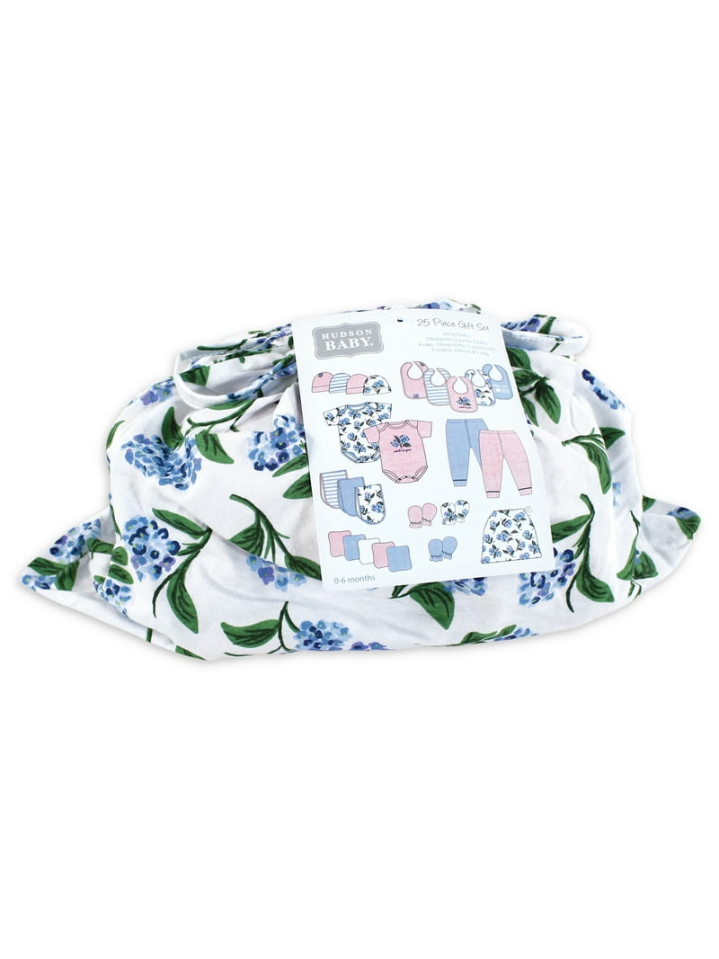 Hudson Baby Shower Gift Sets, 25-Piece, Sizes Newborn-6 Months