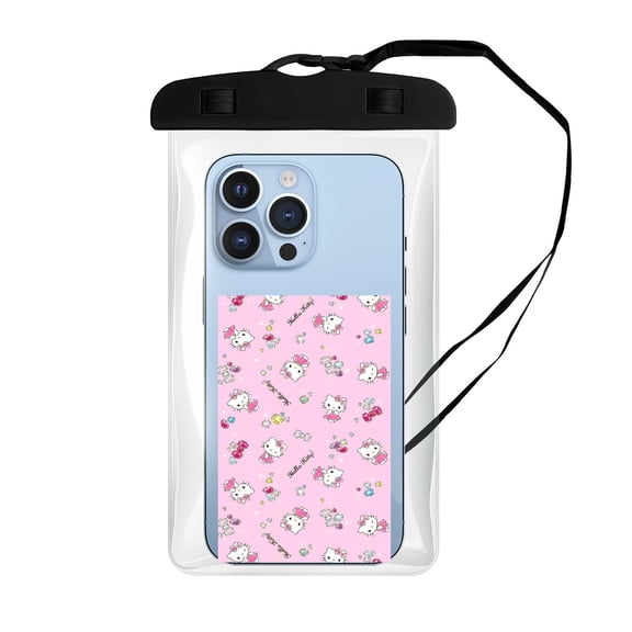 Hello kitty Waterproof Phone Pouch, Waterproof Phone Case for iPhone 16 15 14 13 Pro Max, Phone Dry Bag Beach Cruise Essentials