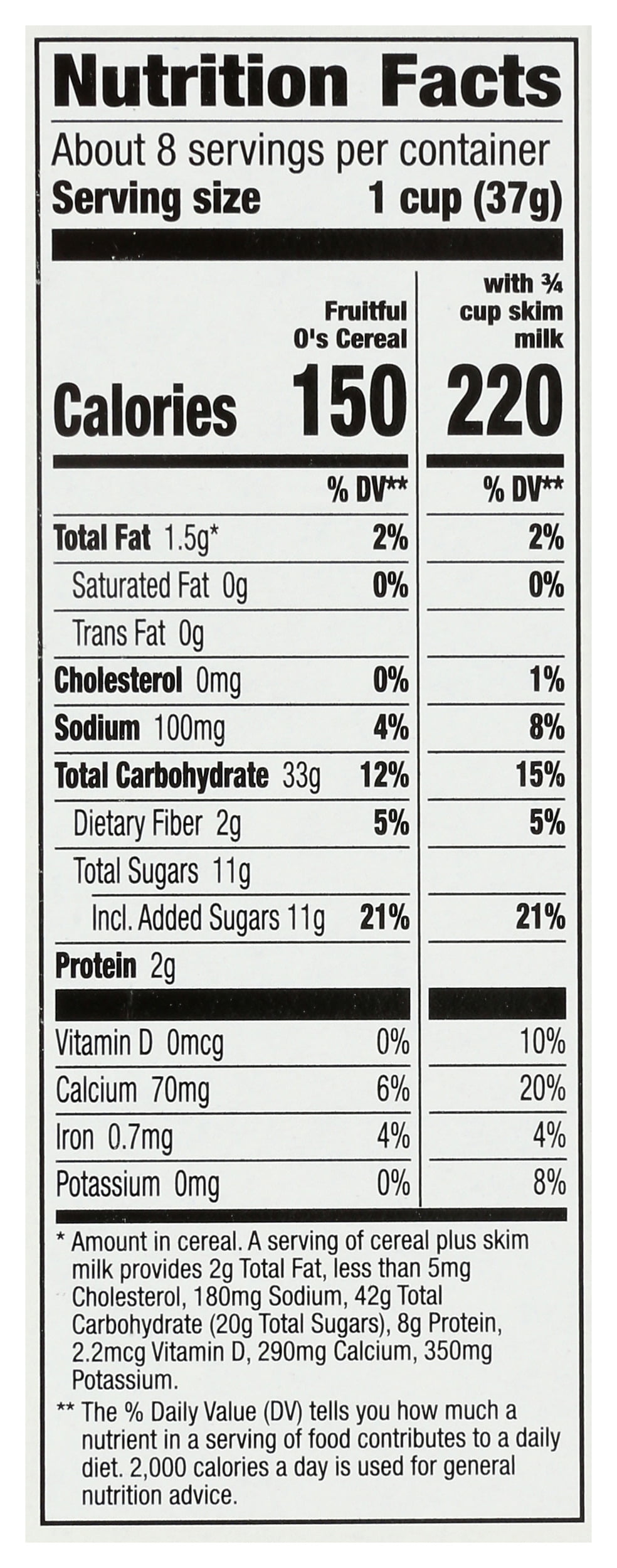 Pack of 10, Cascadian Farm Gluten Free Fruitful O’s Cereal, 10.2 oz