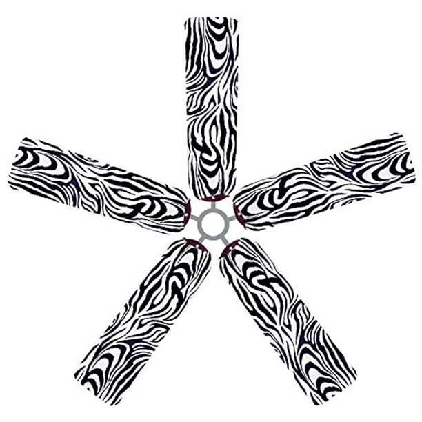 Fan Blade Designs Zebra Ceiling Fan Blade Covers - Walmart ...