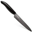 thumbnail image 2 of Kyocera Advanced Ceramic Revolution Series 5-inch Micro Serrated Tomato, Utility Knife, Black Blade, 2 of 3