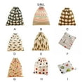 thumbnail image 3 of Cotton Blend Linen Home Storage Travel Use Printing Bag Storage Bag Bag with the Drawstring, 3 of 8
