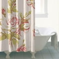 thumbnail image 4 of Floral and Hummingbird Garden Shower Curtain 72x72 Inches, Quick-Dry Polyester with Bright Country Look, 4 of 5