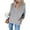 Gray, variant on Women's Oversized Zip Up Hoodies Sweatshirts Y2K Clothes Teen Girl Fall Fashion Casual Drawstring Jacket with Pocket