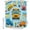 Blue, variant on 54x78 Inch Shower Curtain Decorative Orange Cartoon Truck Bathtub Bath Curtains Fabric Waterproof Bathroom Decor, Cute Engineering Vehicle Small Stall Shower Curtain Set with 12 Hooks